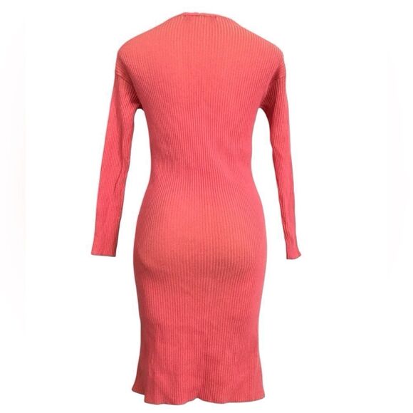 One Grey Day Sweater Ribbed Long Sleeve Cardigan Duster Size XS - Picture 3 of 13